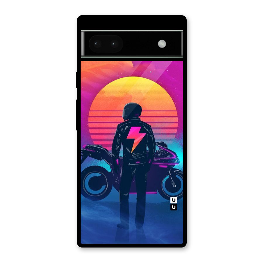 Electric Ride Glass Back Case for Google Pixel 6a
