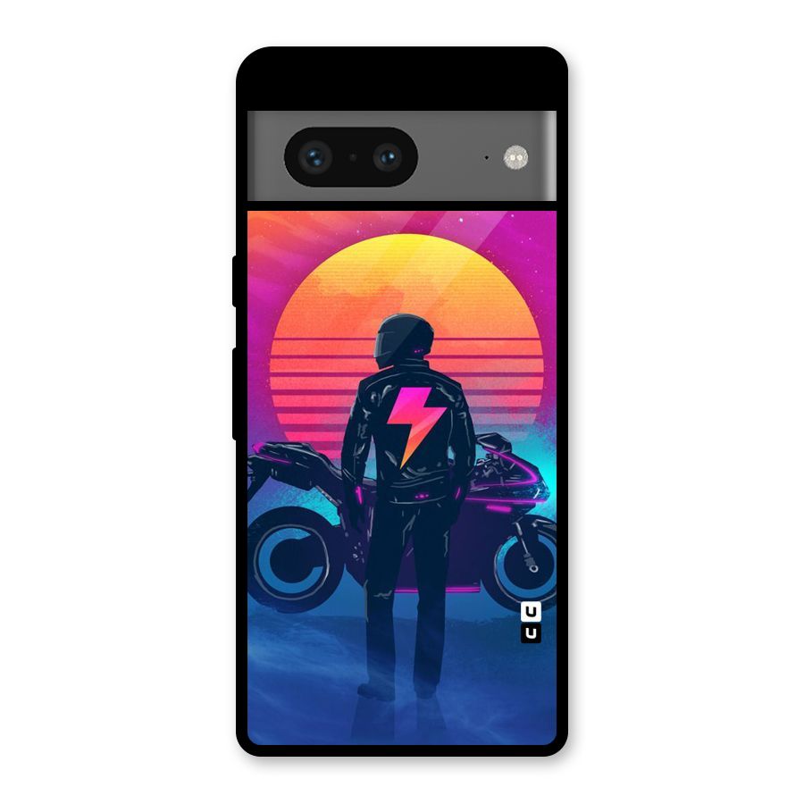 Electric Ride Glass Back Case for Google Pixel 7