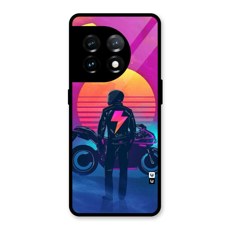 Electric Ride Glass Back Case for OnePlus 11