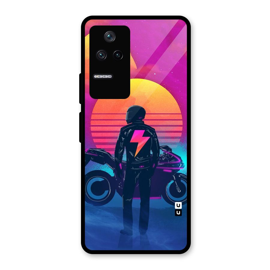 Electric Ride Glass Back Case for Poco F4 5G