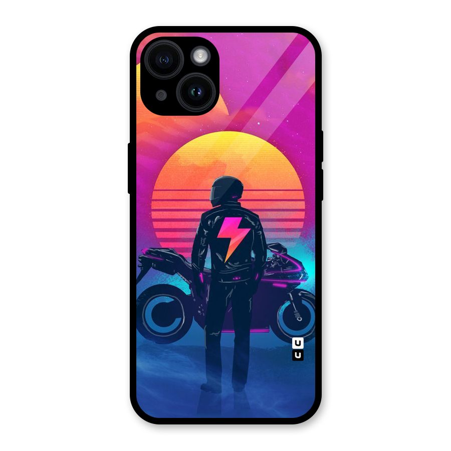 Electric Ride Glass Back Case for iPhone 14