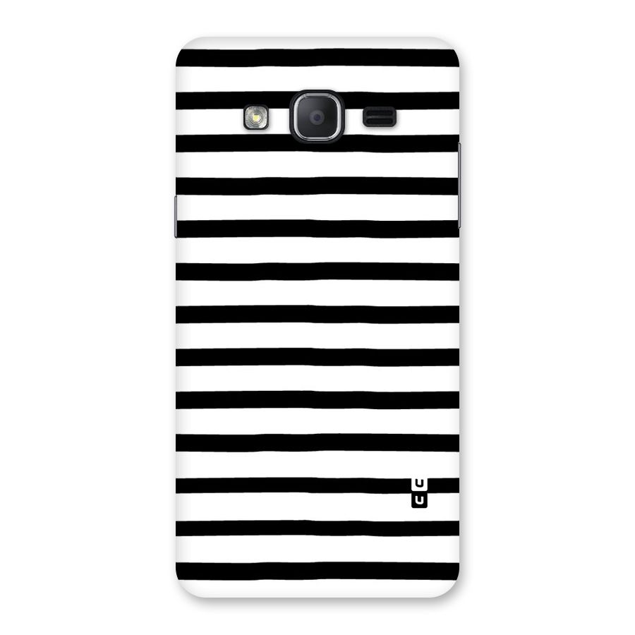 Elegant Basic Stripes Back Case for Galaxy On7 2015