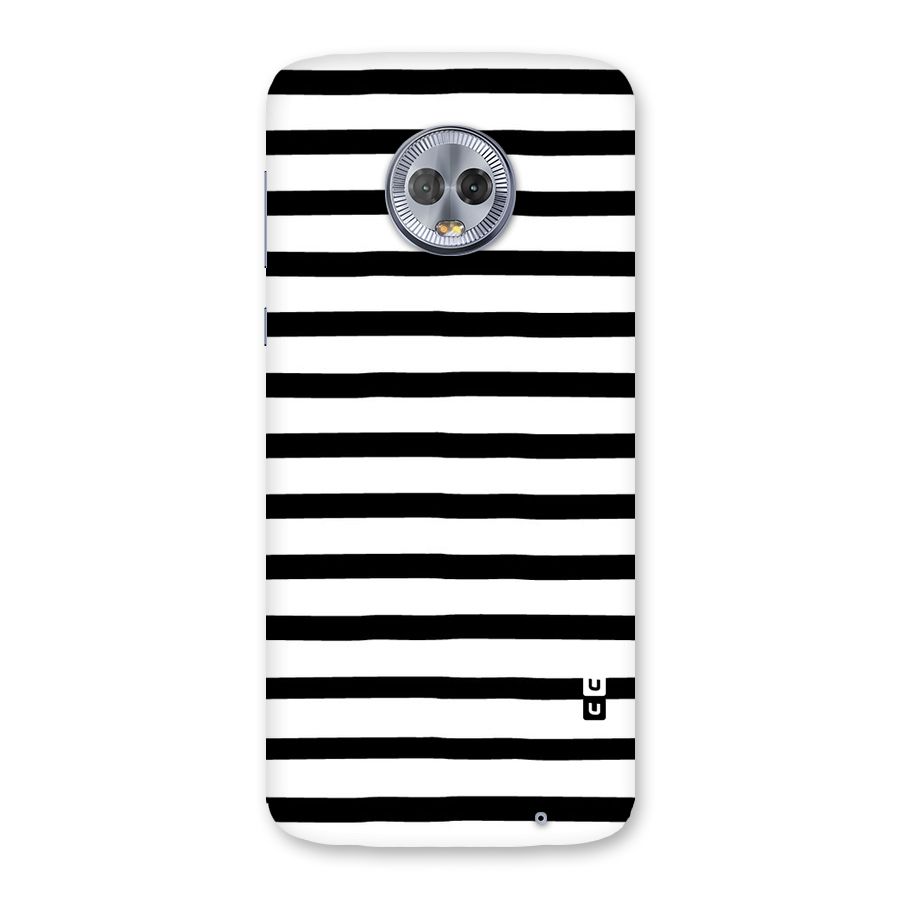 Elegant Basic Stripes Back Case for Moto G6 Plus