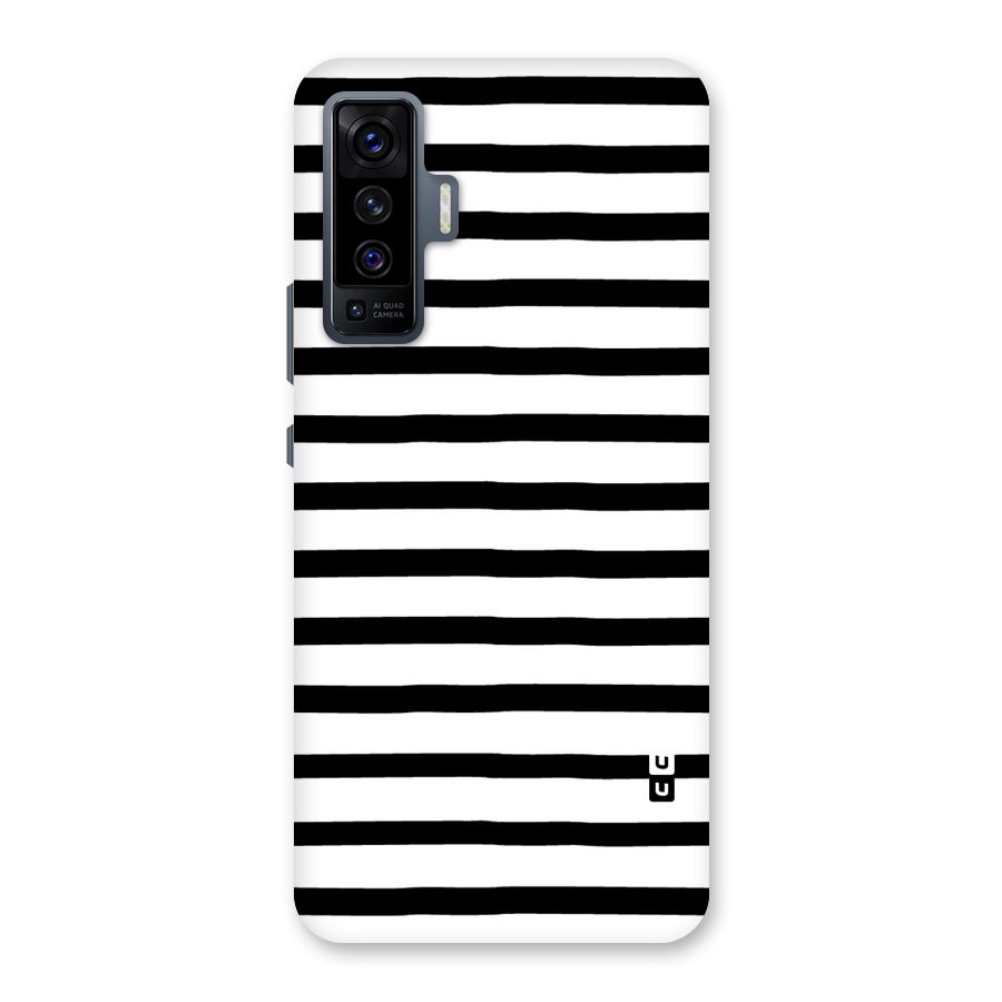 Elegant Basic Stripes Back Case for Vivo X50