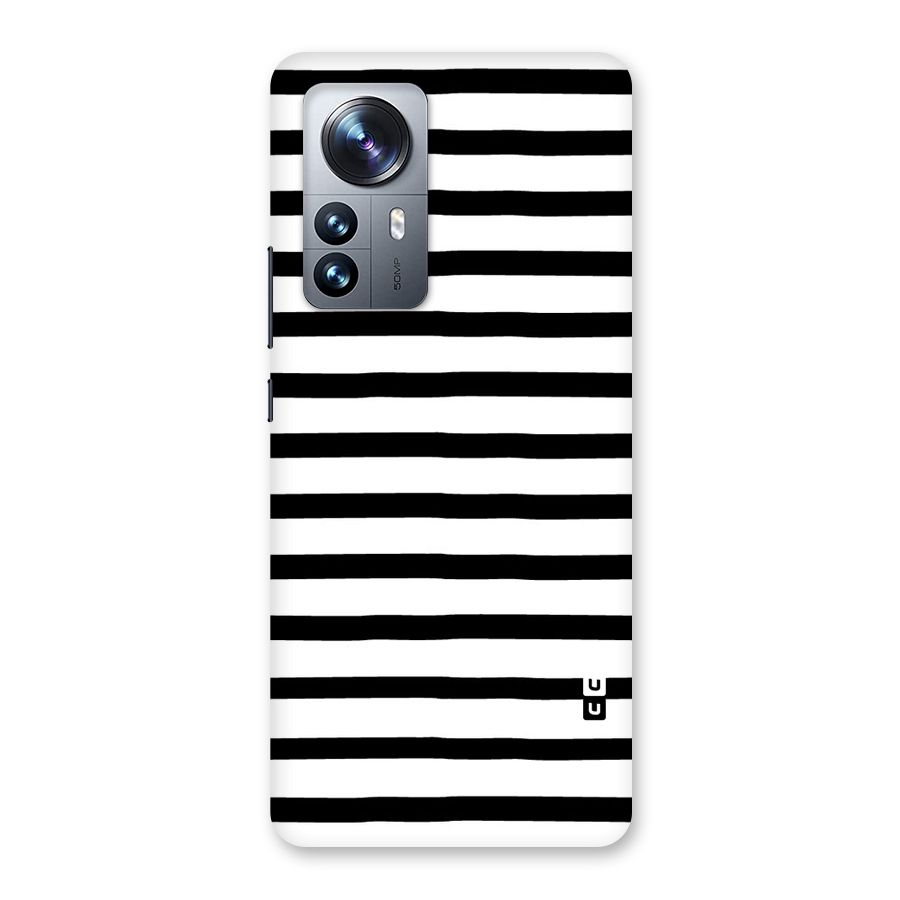 Elegant Basic Stripes Back Case for Xiaomi 12 Pro