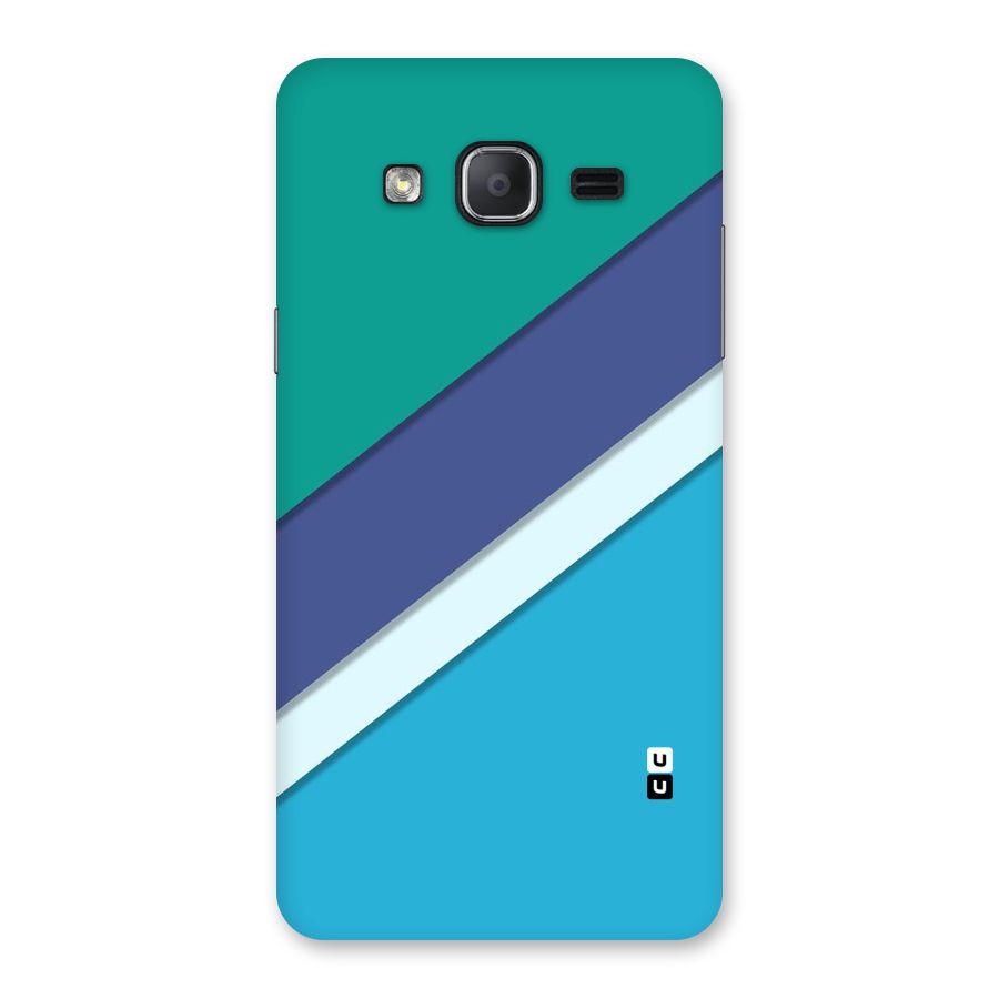 Elegant Colored Stripes Back Case for Galaxy On7 2015