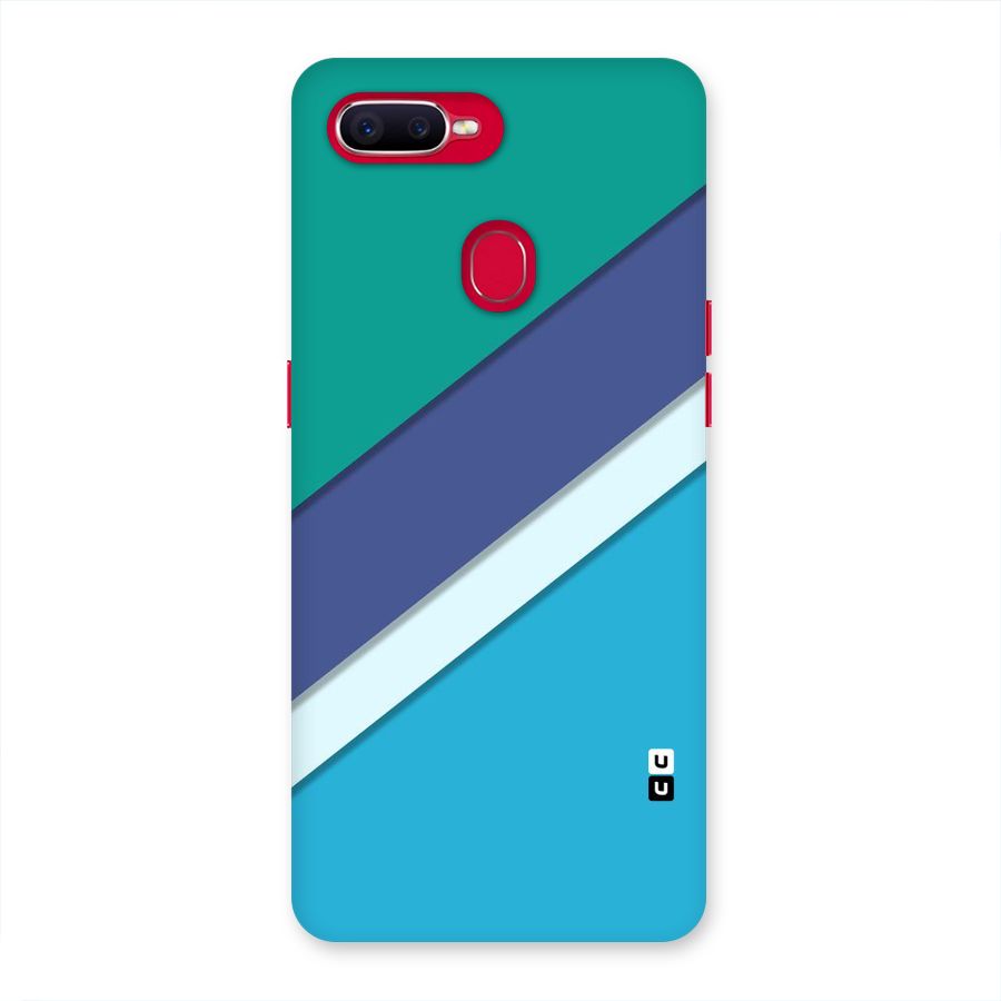 Elegant Colored Stripes Back Case for Oppo F9 Pro
