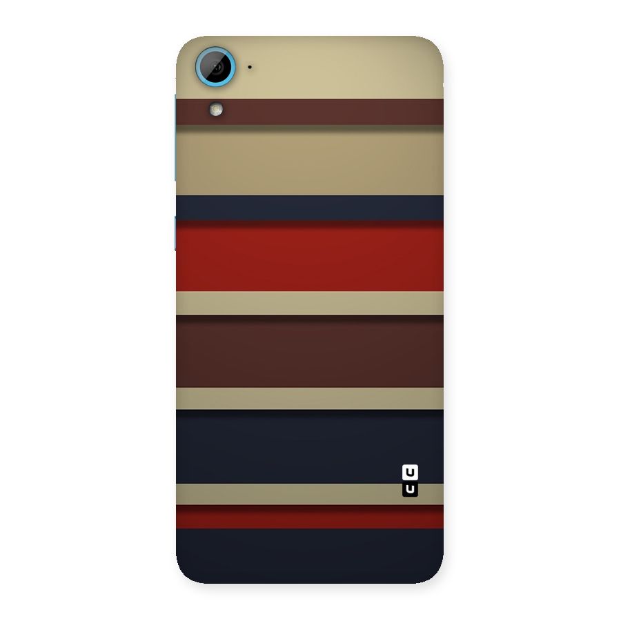 Elegant Stripes Pattern Back Case for HTC Desire 826