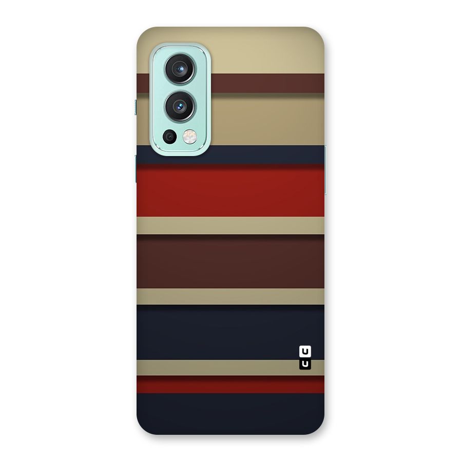 Elegant Stripes Pattern Back Case for OnePlus Nord 2 5G