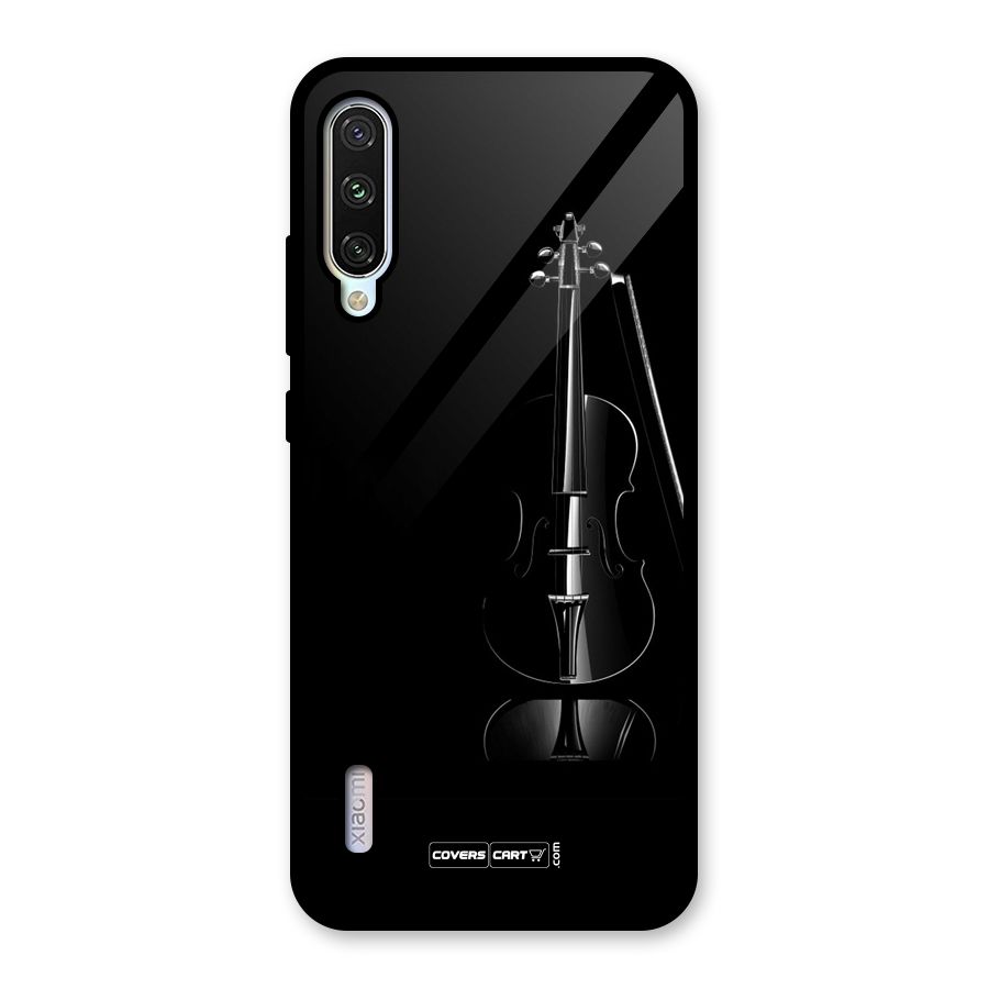 Elegant Violin Glass Back Case for Mi A3