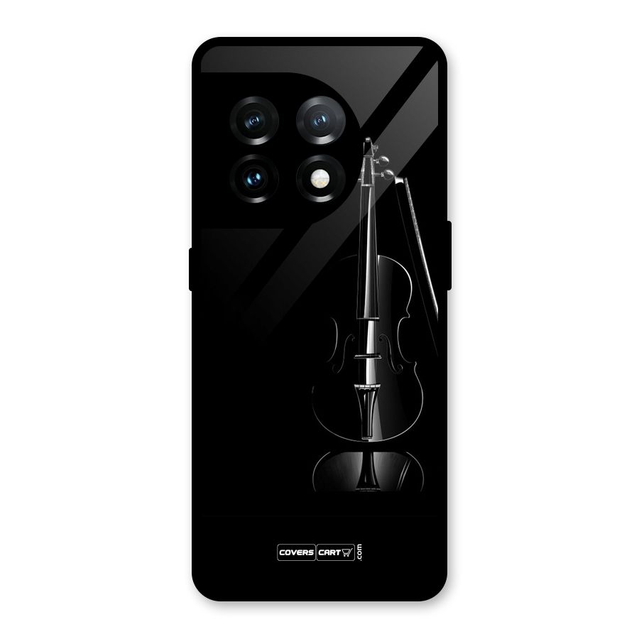 Elegant Violin Glass Back Case for OnePlus 11