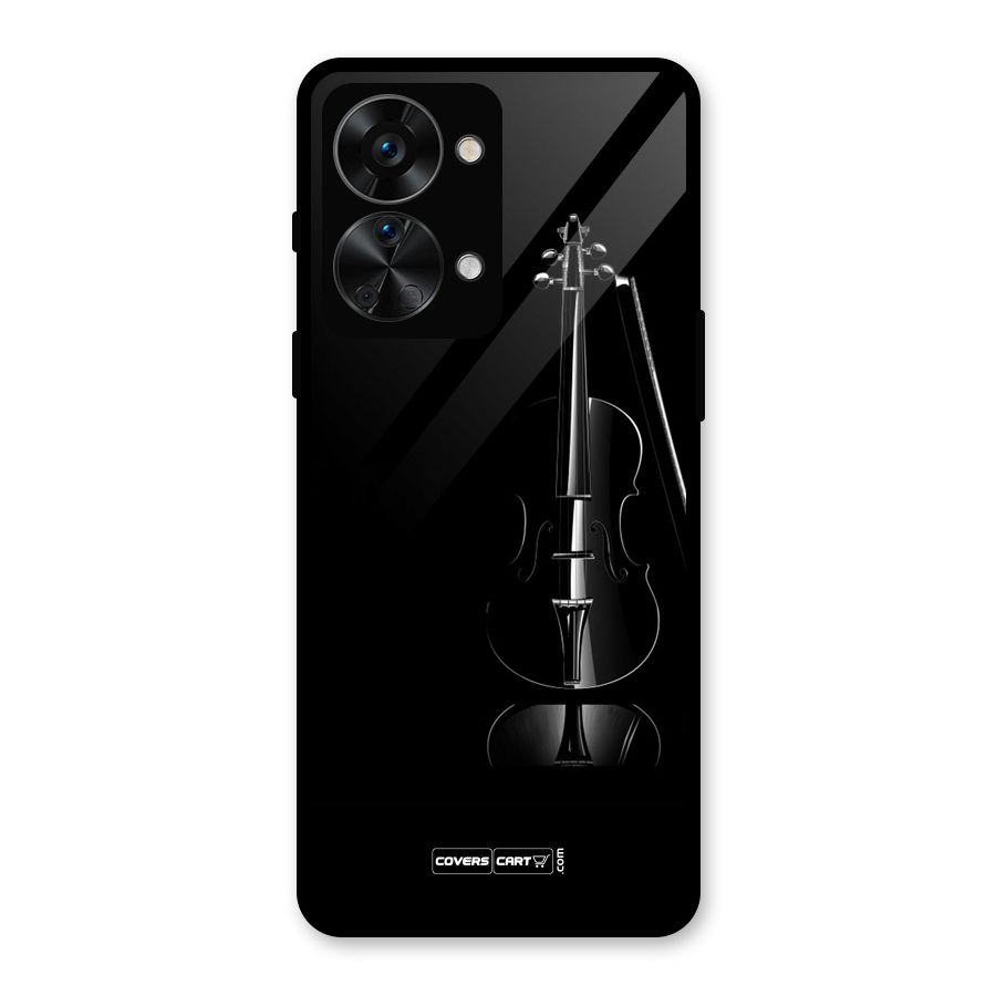 Elegant Violin Glass Back Case for OnePlus Nord 2T