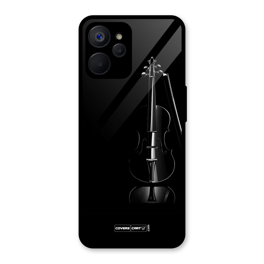 Elegant Violin Glass Back Case for Realme 9i 5G