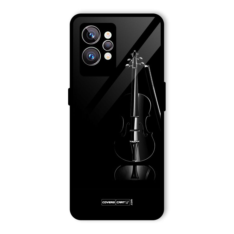 Elegant Violin Glass Back Case for Realme GT2 Pro