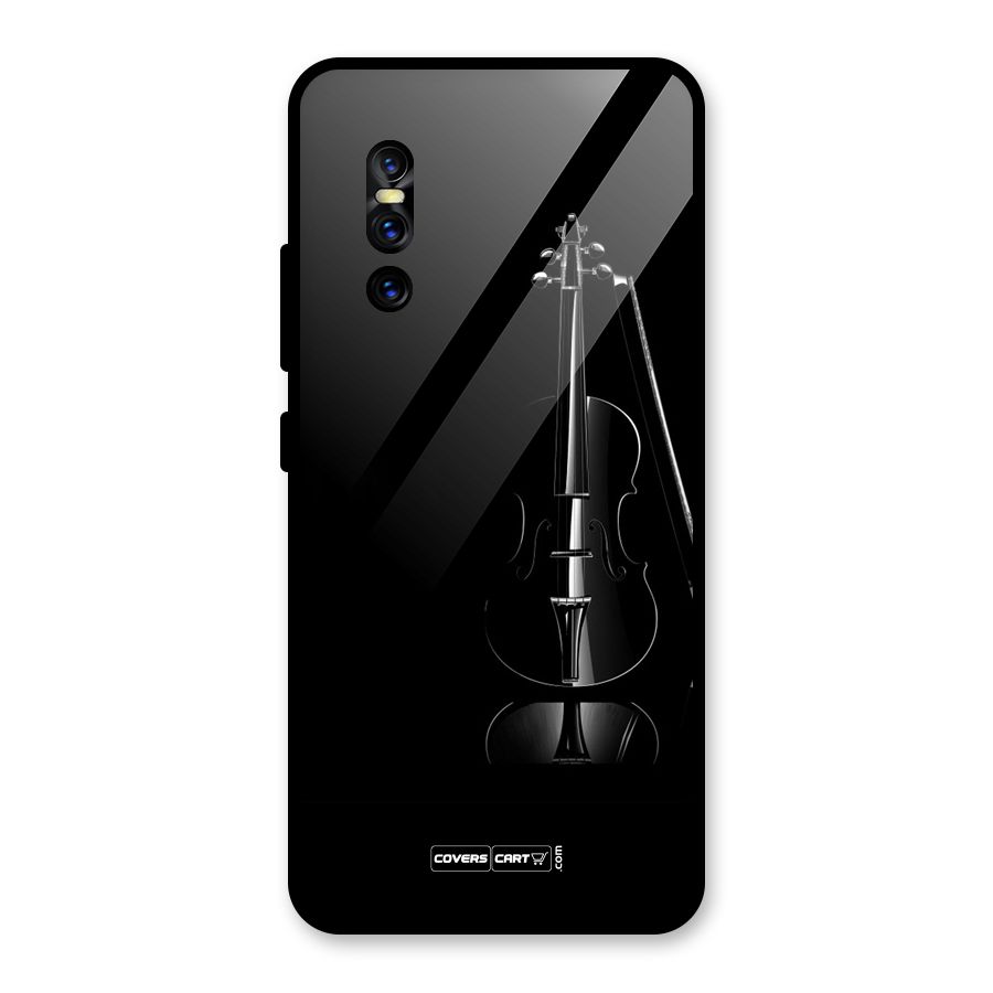 Elegant Violin Glass Back Case for Vivo V15 Pro