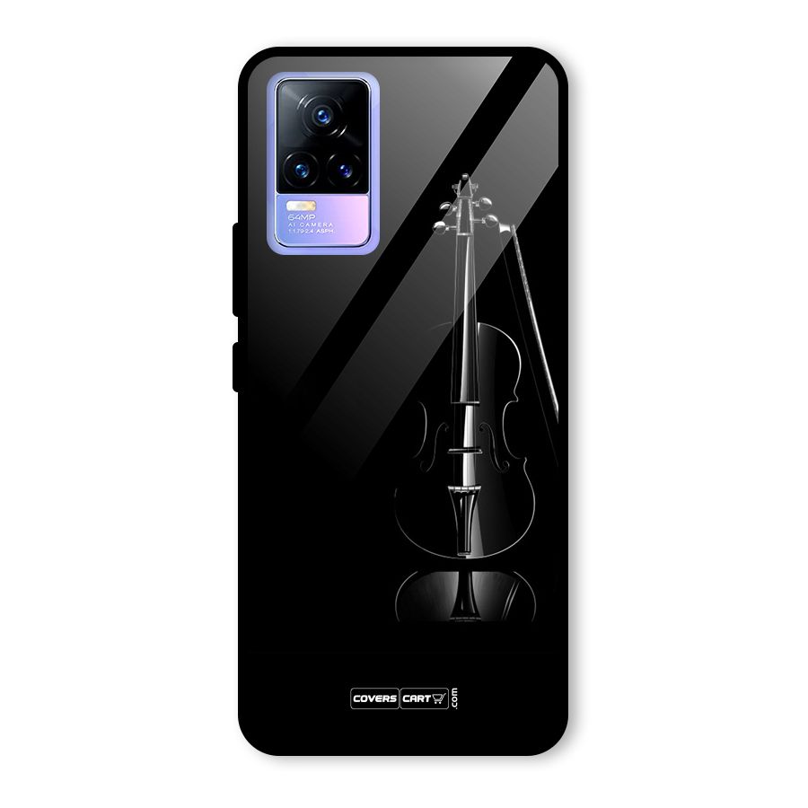 Elegant Violin Glass Back Case for Vivo Y73