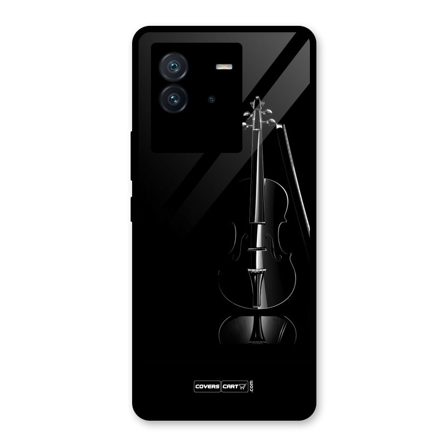 Elegant Violin Glass Back Case for Vivo iQOO Neo 6 5G