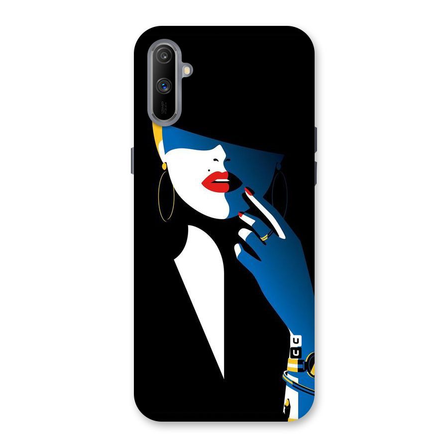 Elegant Woman Back Case for Realme C3