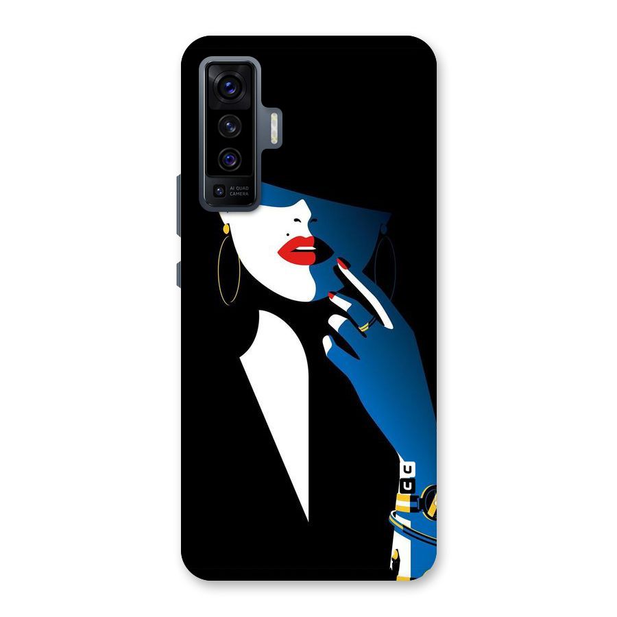 Elegant Woman Back Case for Vivo X50