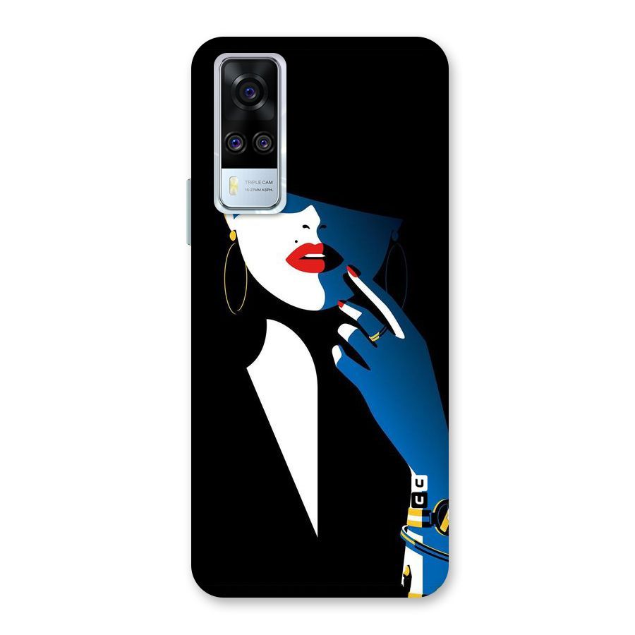 Elegant Woman Back Case for Vivo Y31