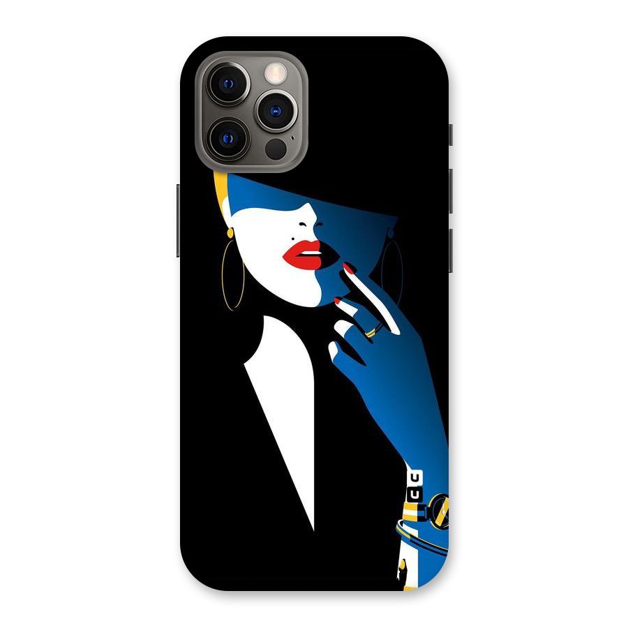 Elegant Woman Back Case for iPhone 12 Pro