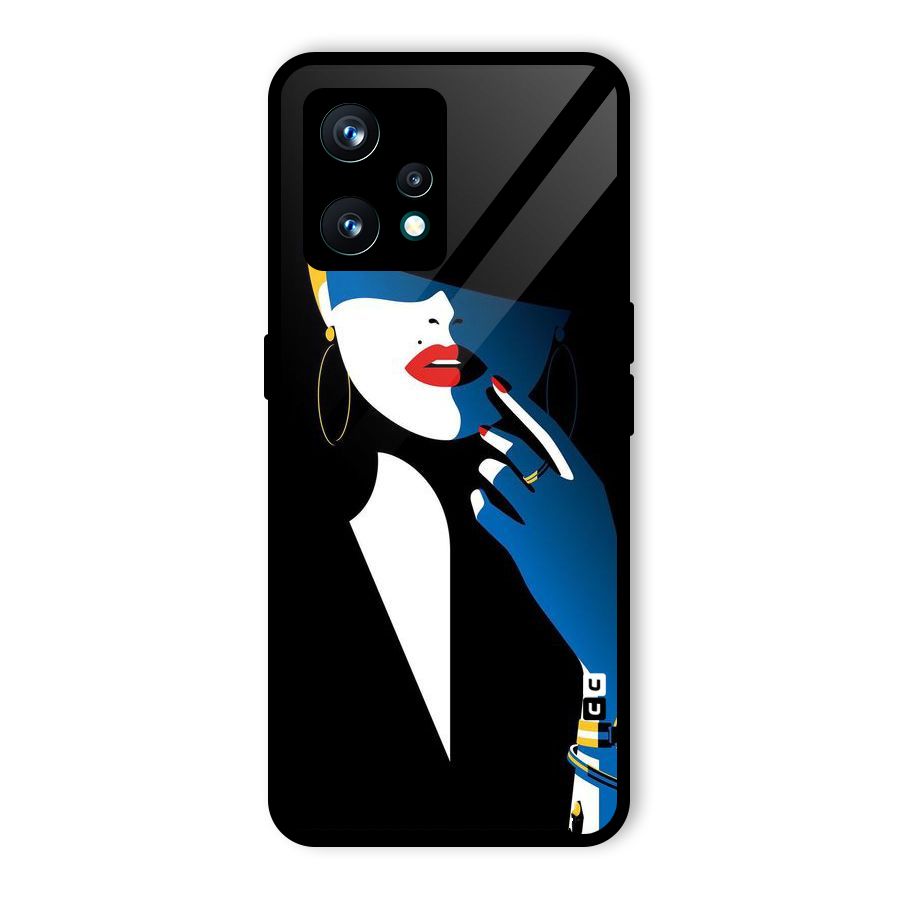 Elegant Woman Glass Back Case for Realme 9 Pro Plus 5G