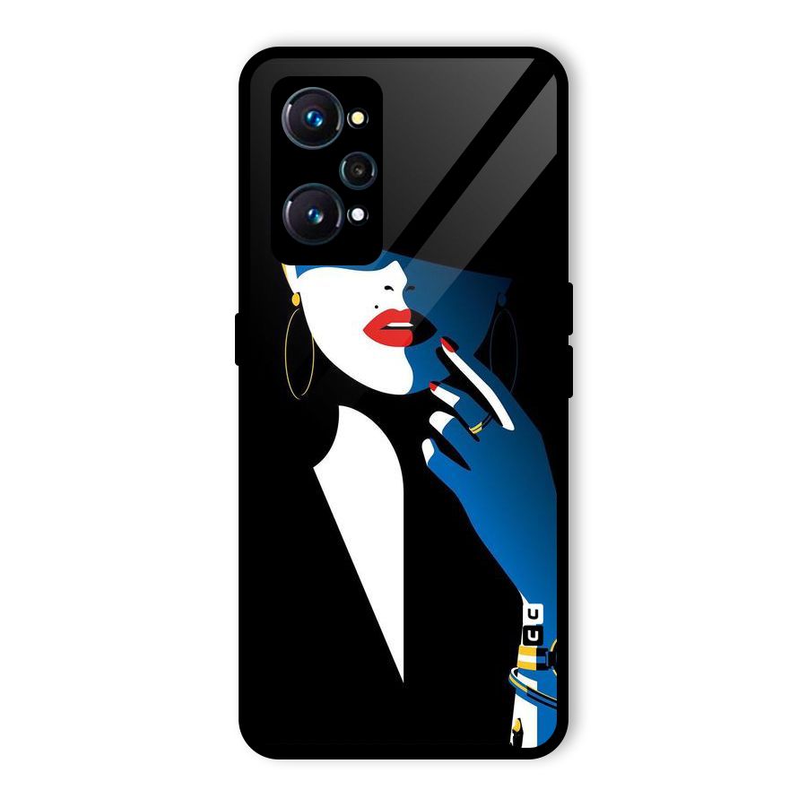 Elegant Woman Glass Back Case for Realme GT Neo2