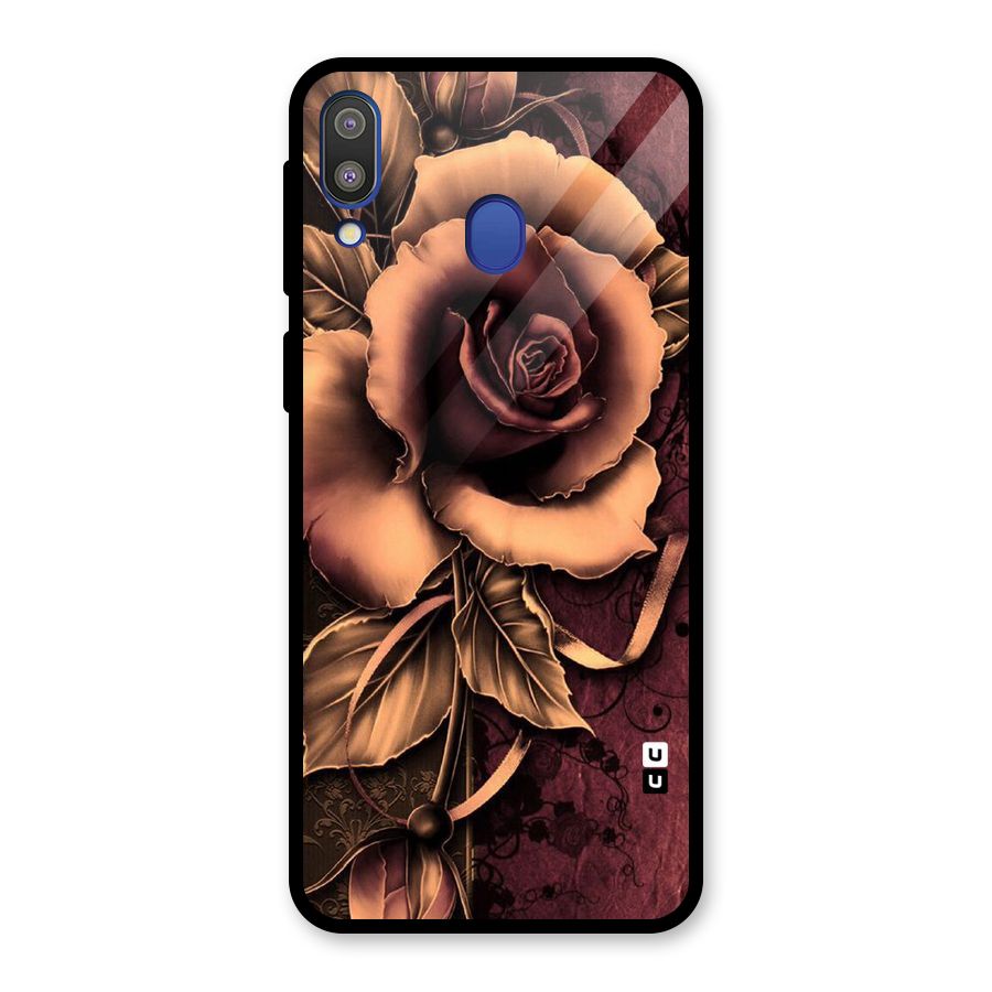 Elite Artsy Glass Back Case for Galaxy M20