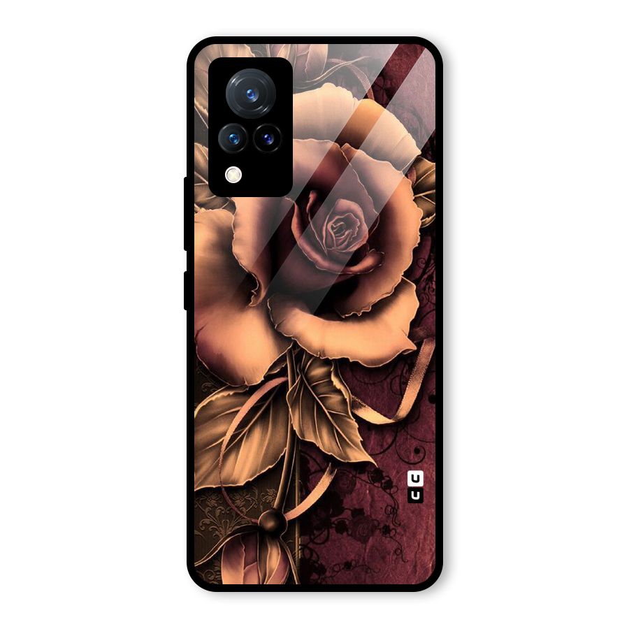 Elite Artsy Glass Back Case for Vivo V21 5G