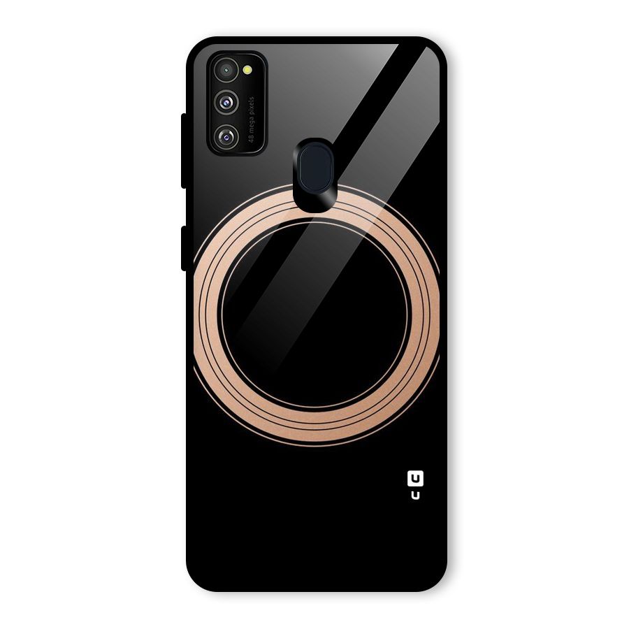 Elite Circle Glass Back Case for Galaxy M30s