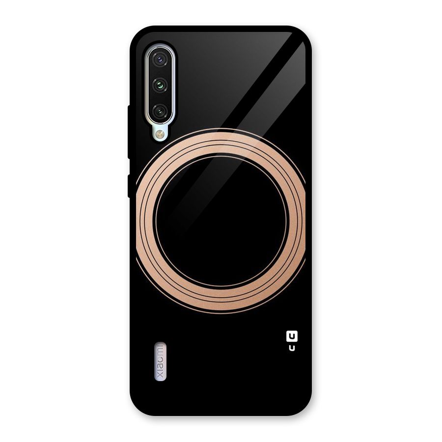 Elite Circle Glass Back Case for Mi A3