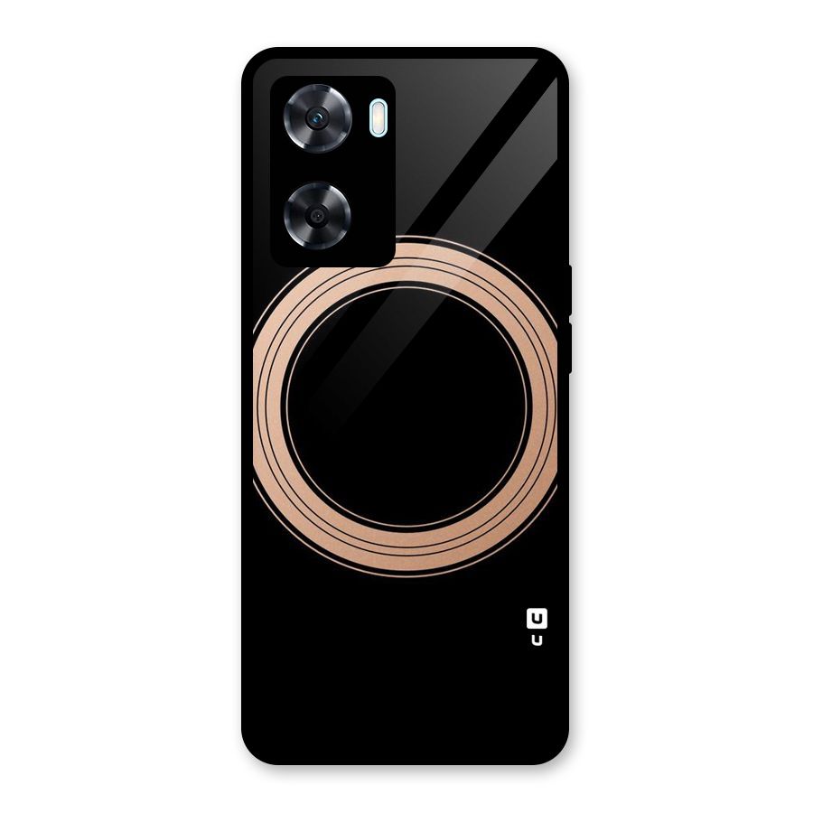 Elite Circle Glass Back Case for Oppo A77