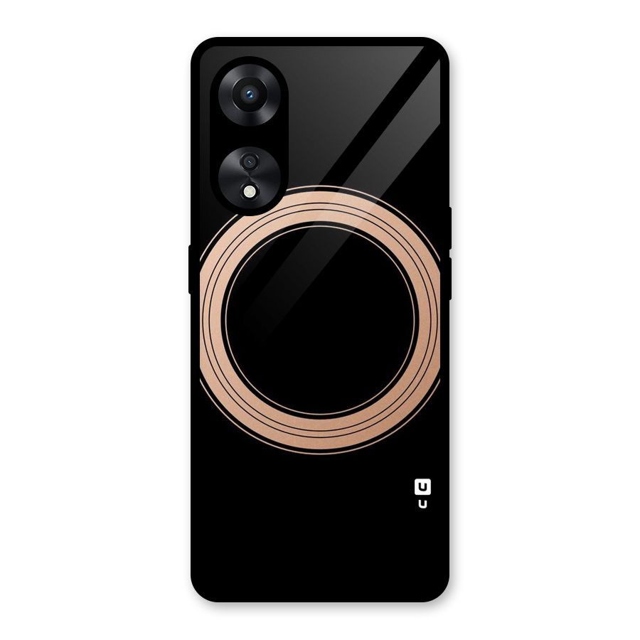 Elite Circle Glass Back Case for Oppo A78