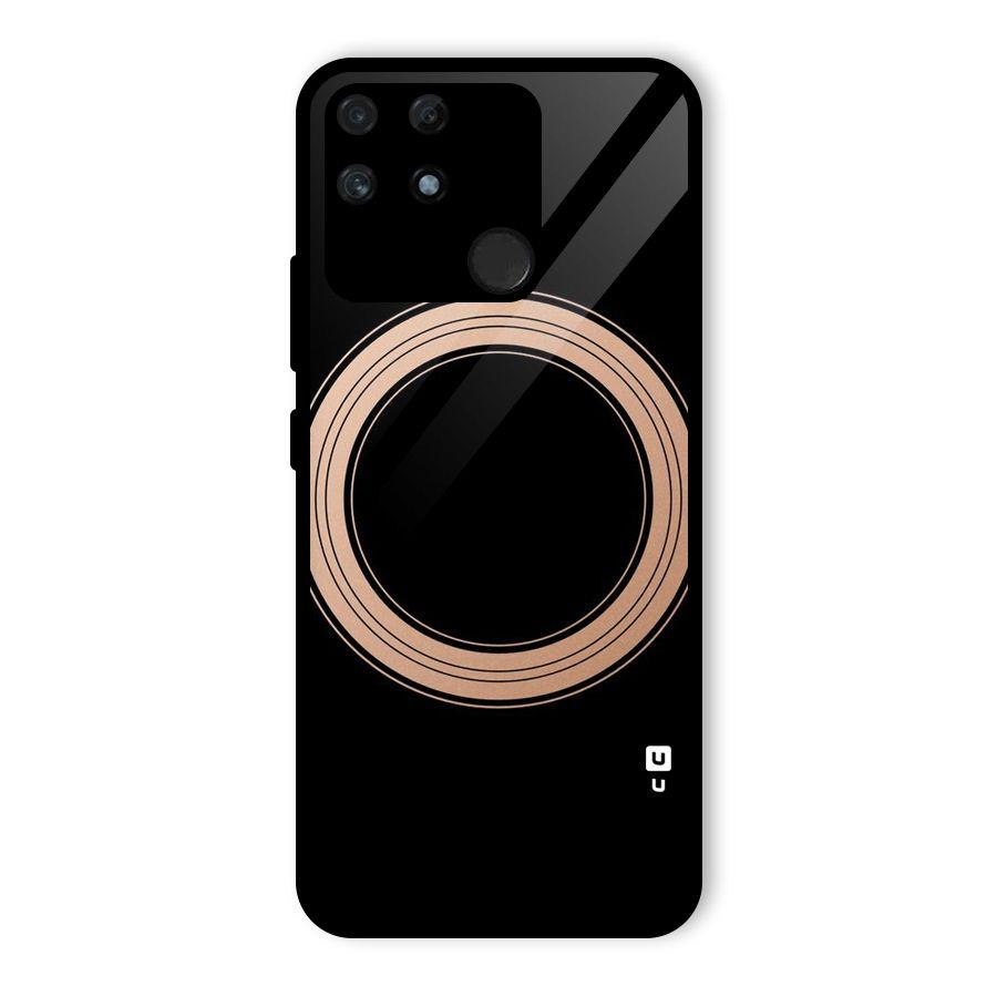 Elite Circle Glass Back Case for Realme Narzo 50A