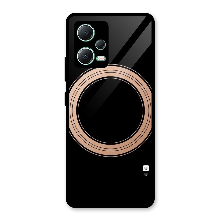 Elite Circle Glass Back Case for Redmi Note 12 5G