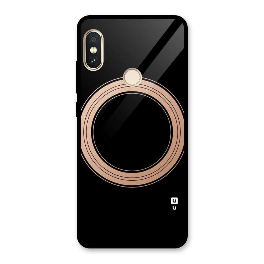 Elite Circle Glass Back Case for Redmi Note 5 Pro
