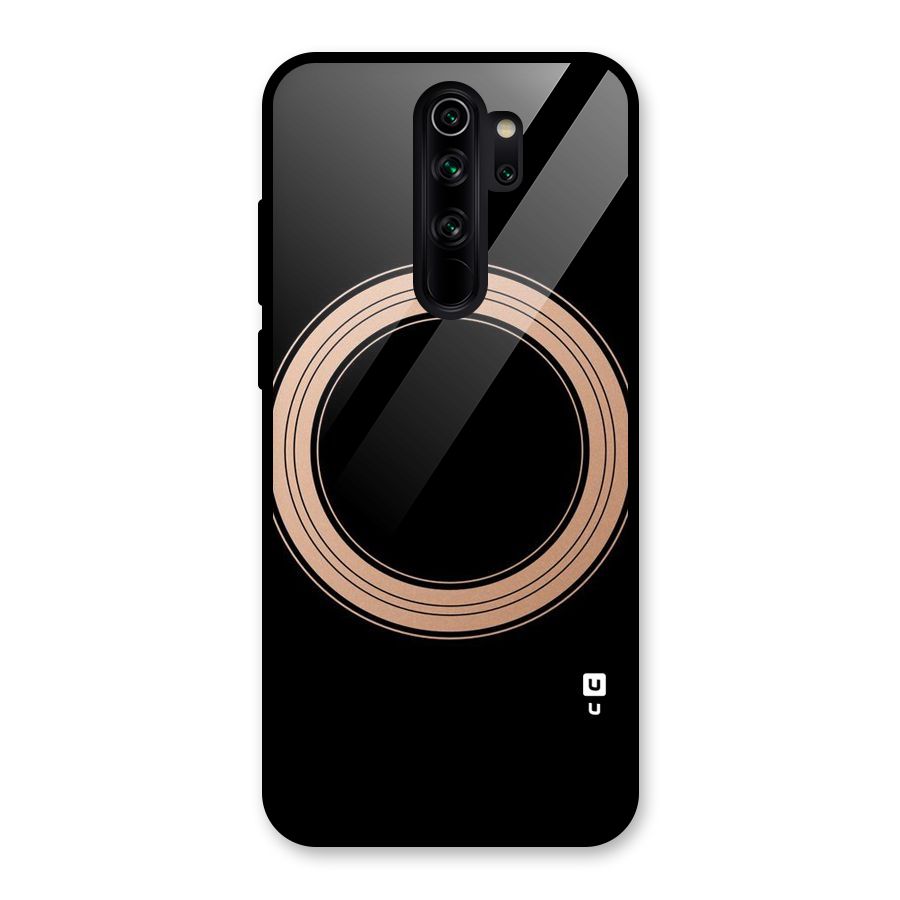 Elite Circle Glass Back Case for Redmi Note 8 Pro