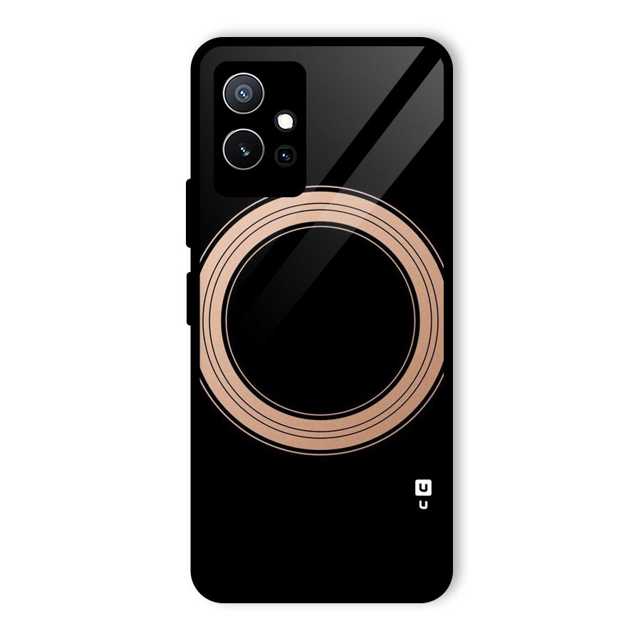Elite Circle Glass Back Case for Vivo Y75 5G