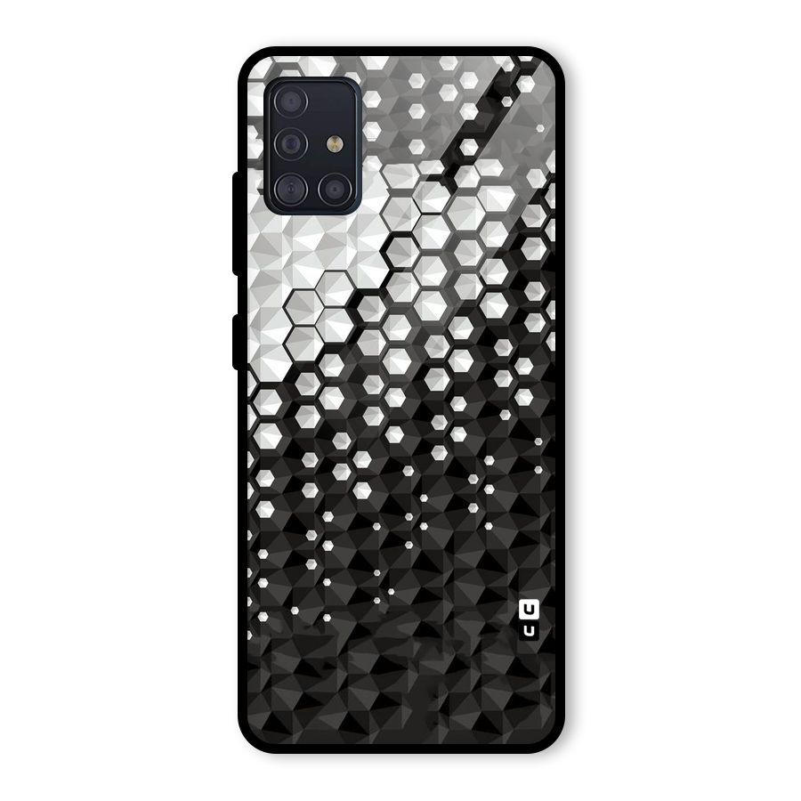 Elite Hexagonal Glass Back Case for Galaxy A51