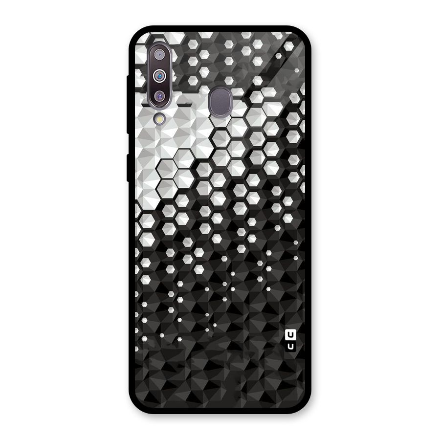 Elite Hexagonal Glass Back Case for Galaxy M30