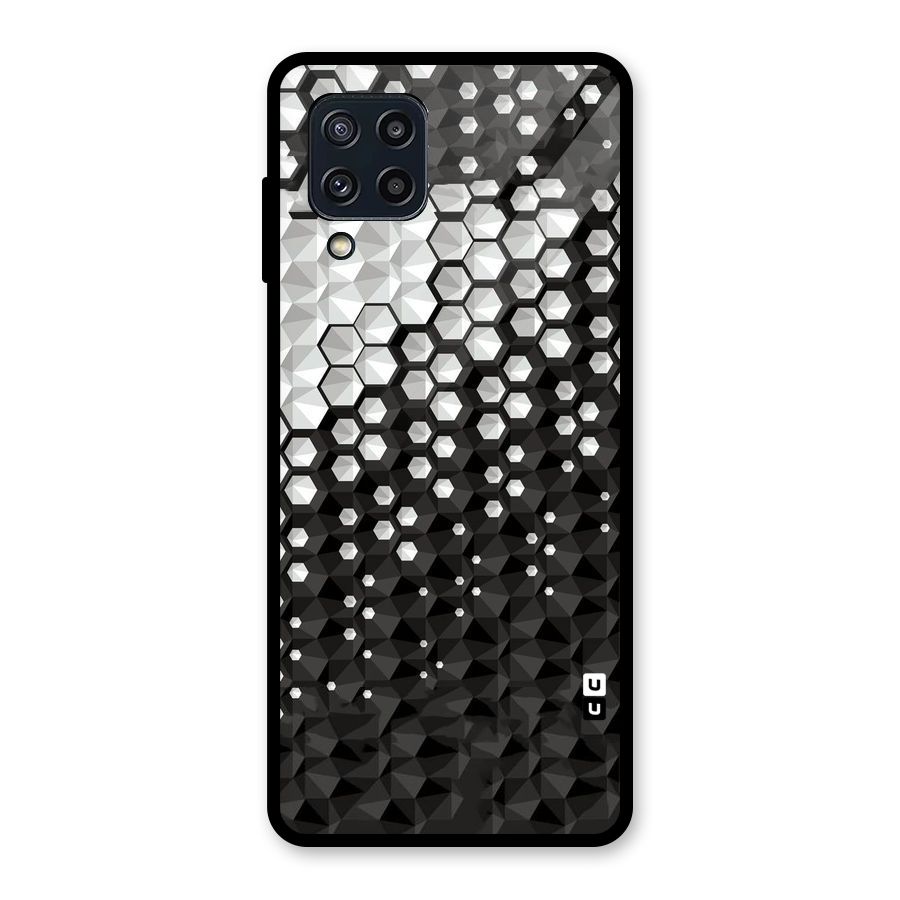 Elite Hexagonal Glass Back Case for Galaxy M32