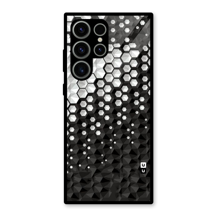 Elite Hexagonal Glass Back Case for Galaxy S23 Ultra
