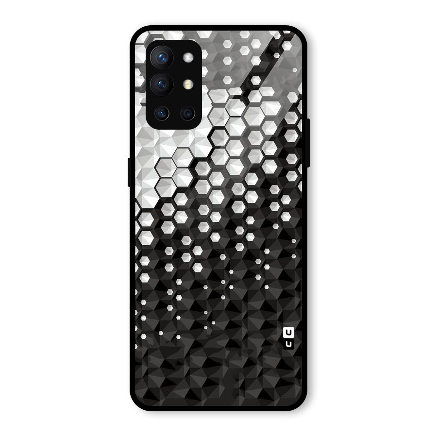 Elite Hexagonal Glass Back Case for OnePlus 9R