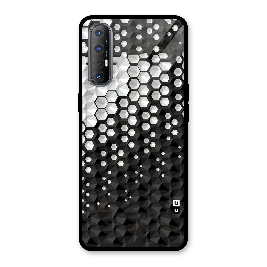 Elite Hexagonal Glass Back Case for Oppo Reno3 Pro