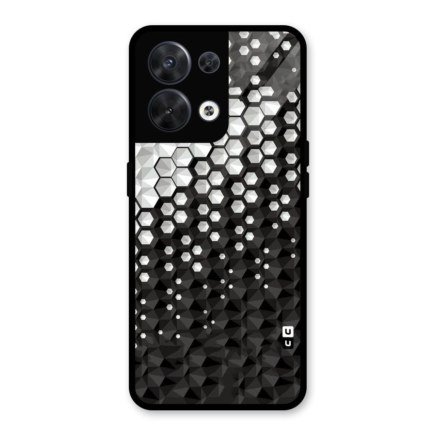 Elite Hexagonal Glass Back Case for Oppo Reno8 5G