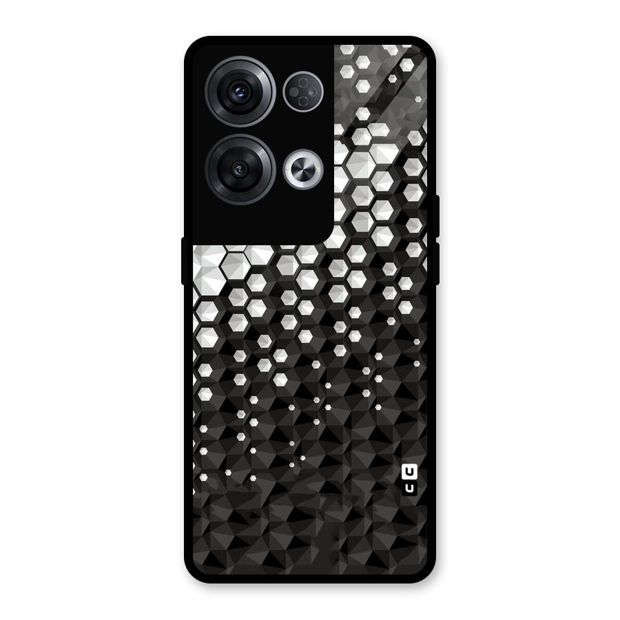 Elite Hexagonal Glass Back Case for Oppo Reno8 Pro 5G