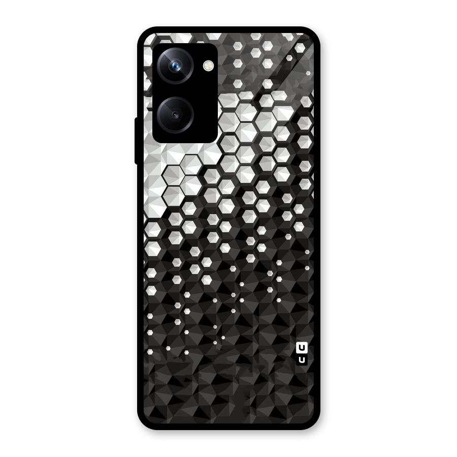 Elite Hexagonal Glass Back Case for Realme 10 Pro