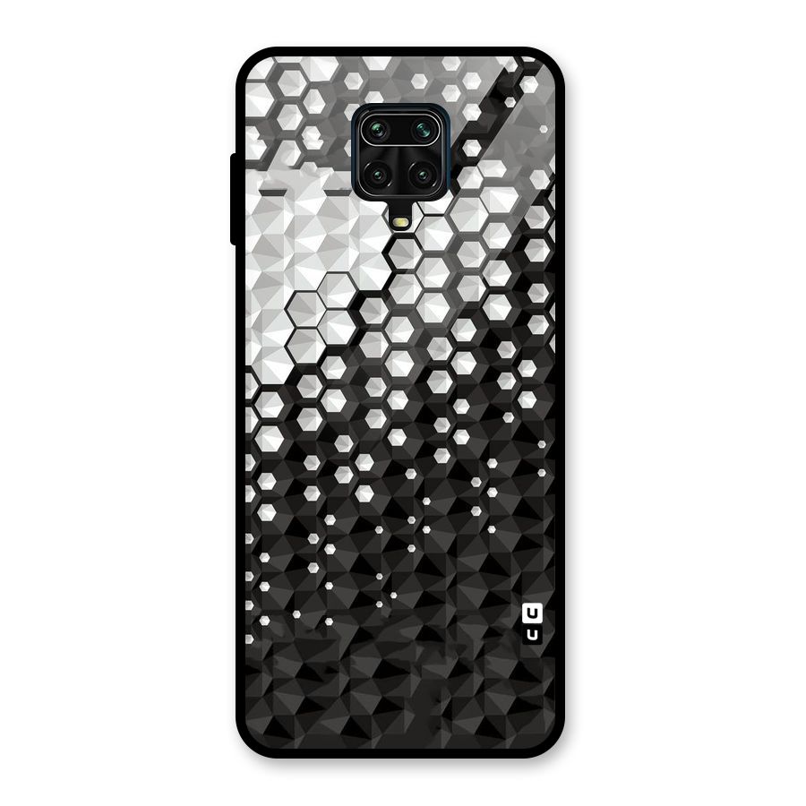 Elite Hexagonal Glass Back Case for Redmi Note 9 Pro Max