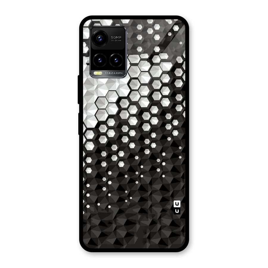 Elite Hexagonal Glass Back Case for Vivo Y21A
