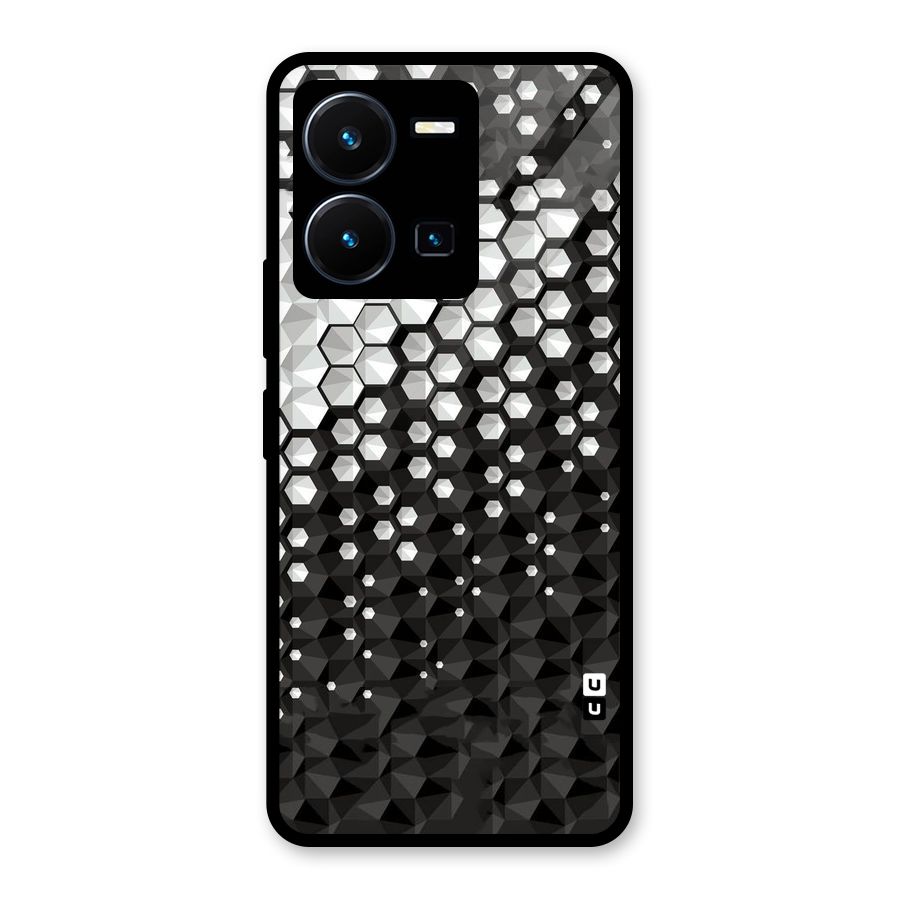 Elite Hexagonal Glass Back Case for Vivo Y35